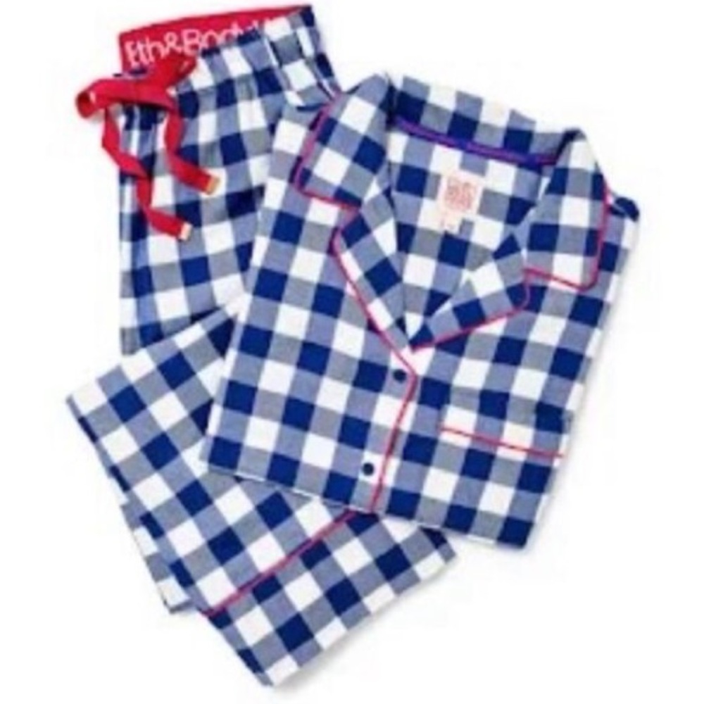 Bath & Body Works Gingham Pajama set Size 8